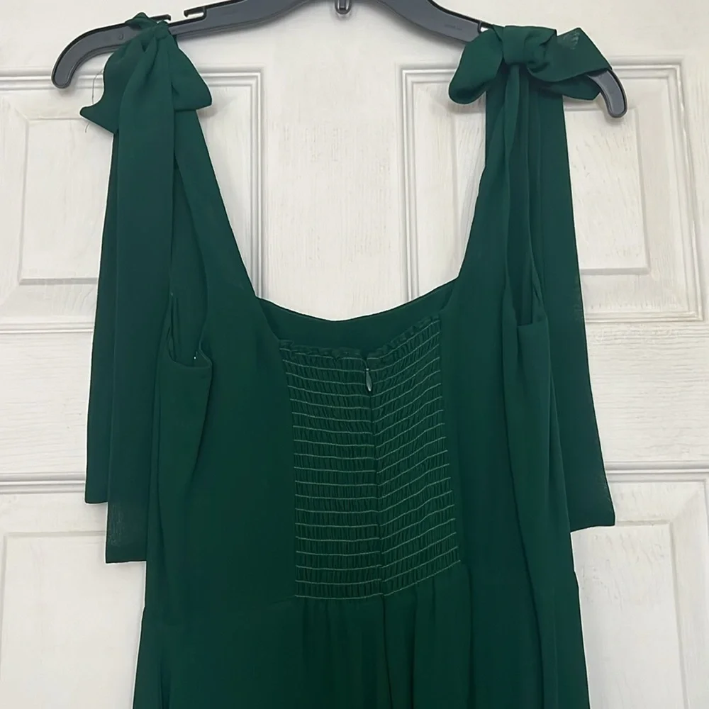 Vintage Reformation TWILIGHT Dress in Emerald Green, US 4 - Picture 5 of 5